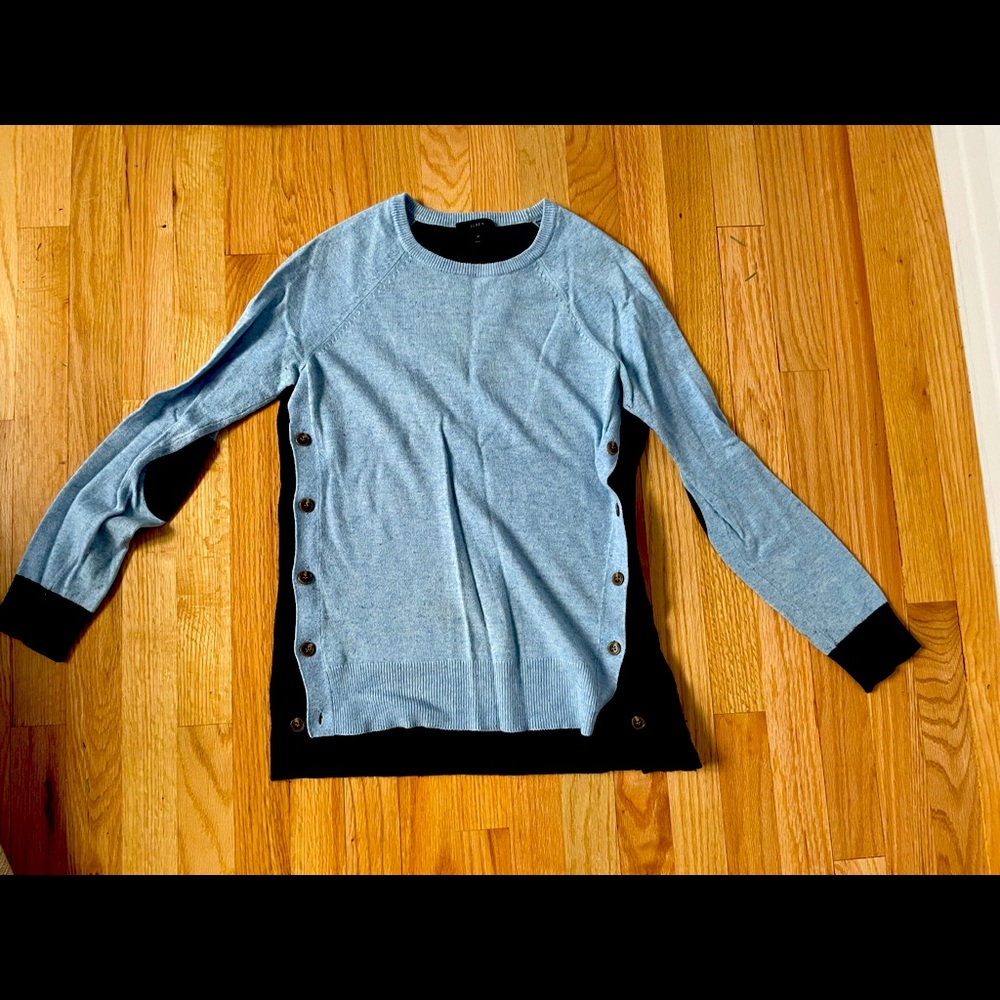Jcrew two tone wool sweater!